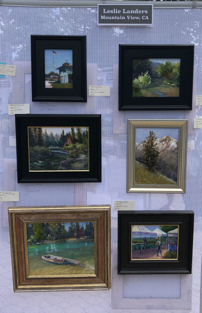 Leslie Landers Tahoe Paintings