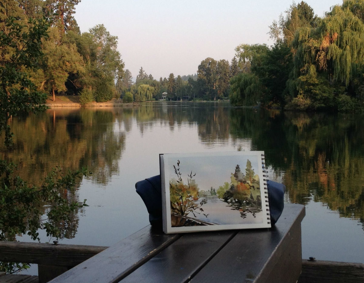 Sketchbook Deschutes River – Bend Oregon