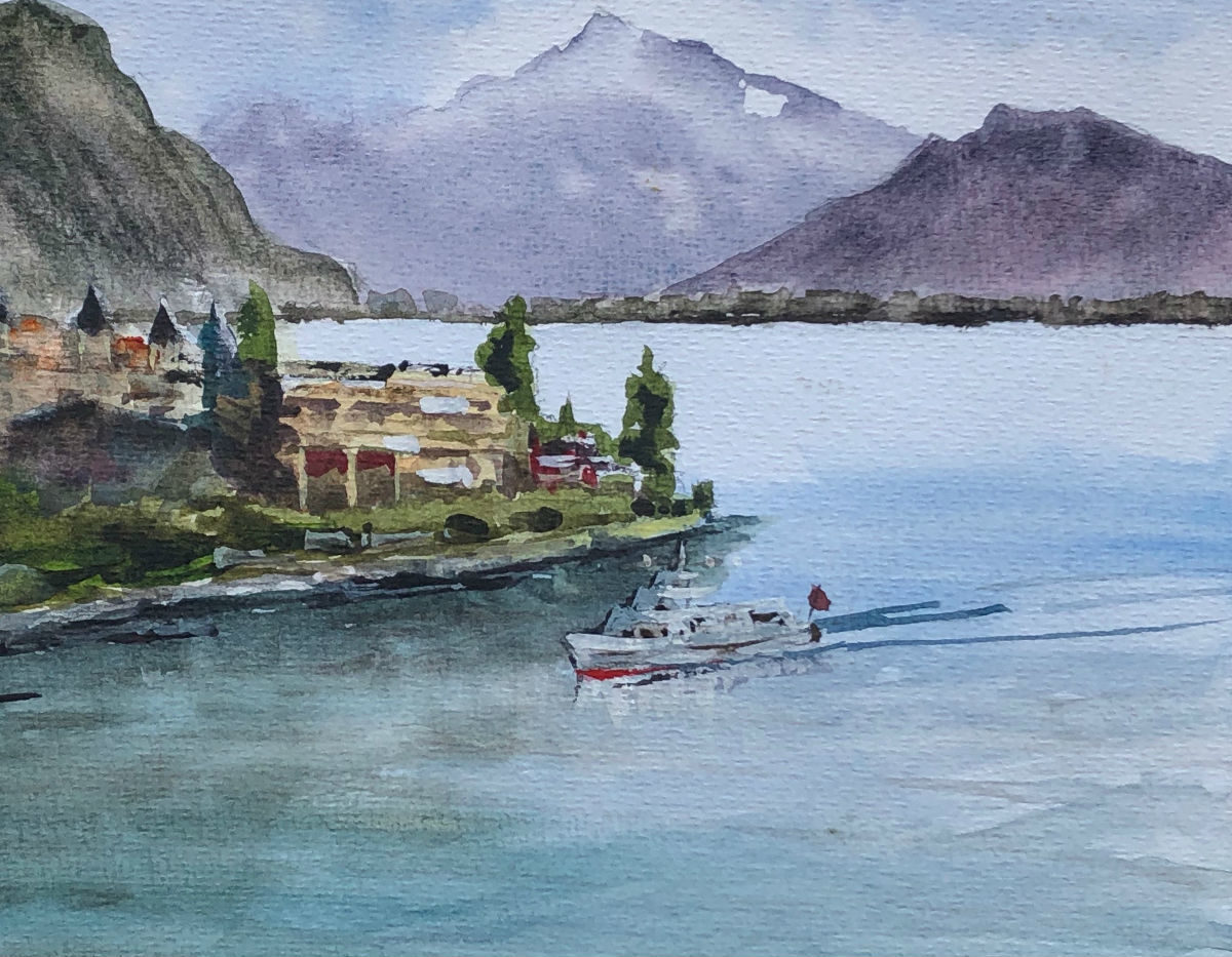 Montreaux Switzerland Sketches