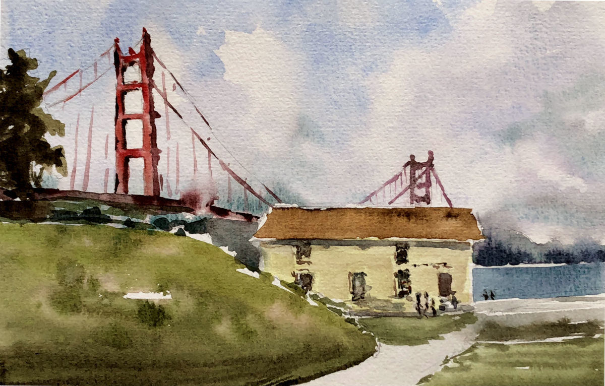 Golden Gate Bridge at Crissy Field